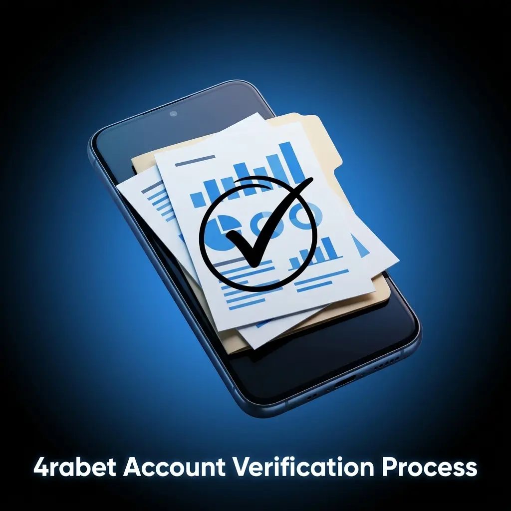 4rabet account verification process steps showing ID upload, address confirmation, and contact verification for Indian players