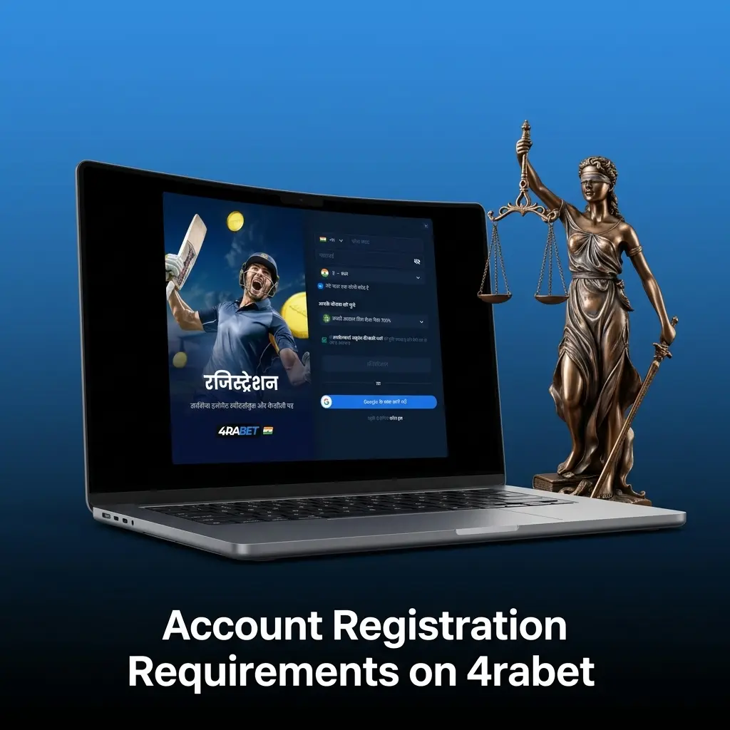 4rabet account registration requirements including age limit, one account rule, valid ID, and eligible location for users