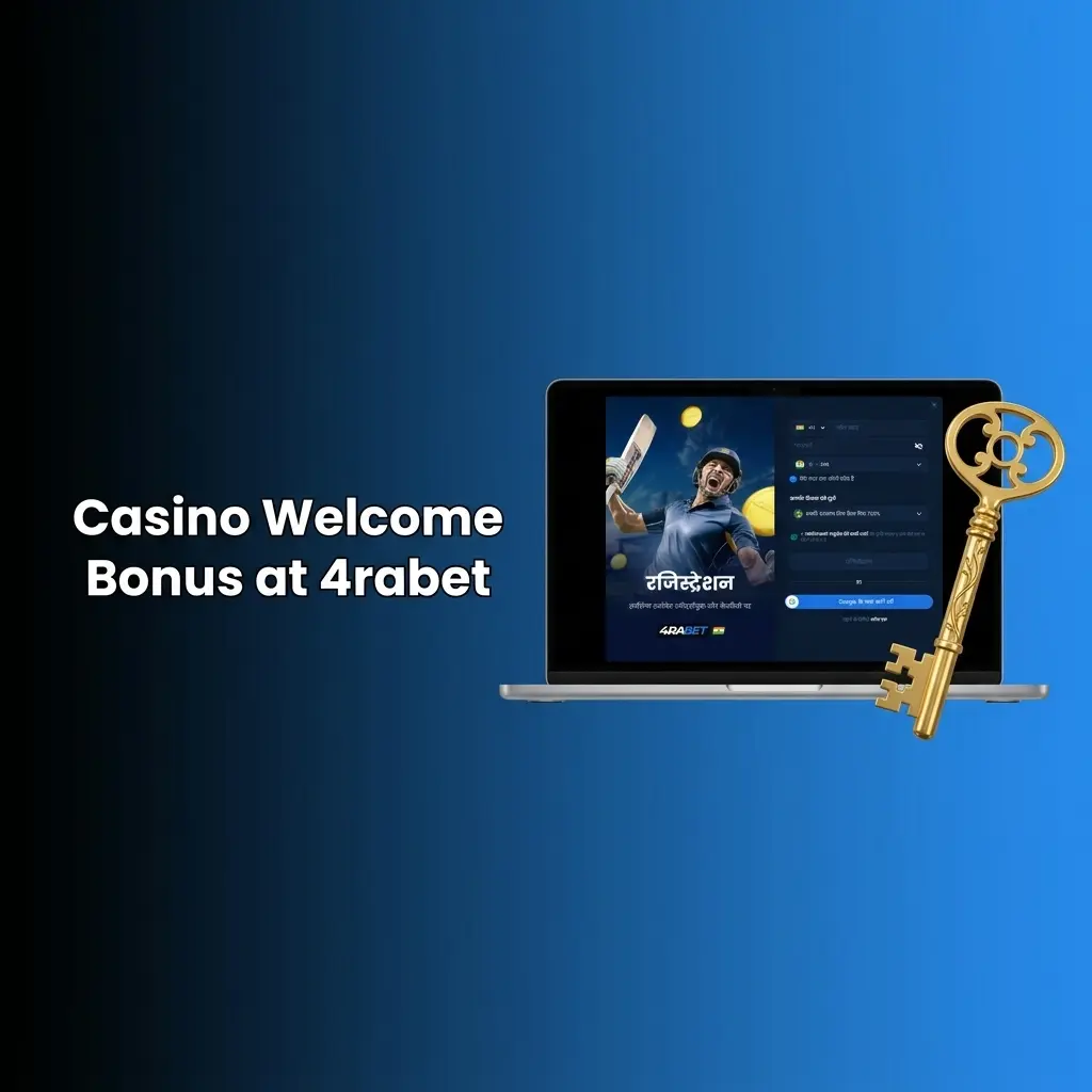 4rabet casino welcome bonus offering 200% deposit match up to 20,000 INR for new players in India