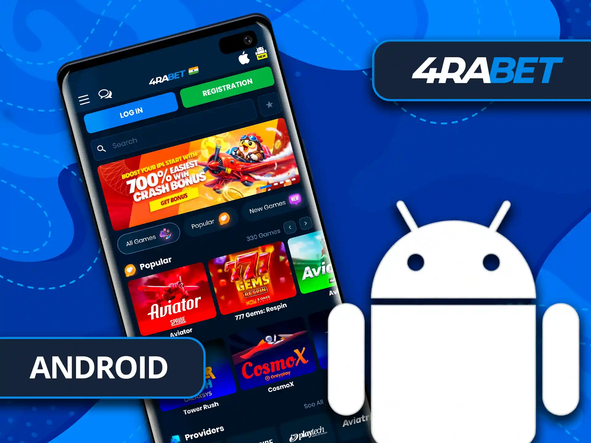 Get the 4rabet app for Android.