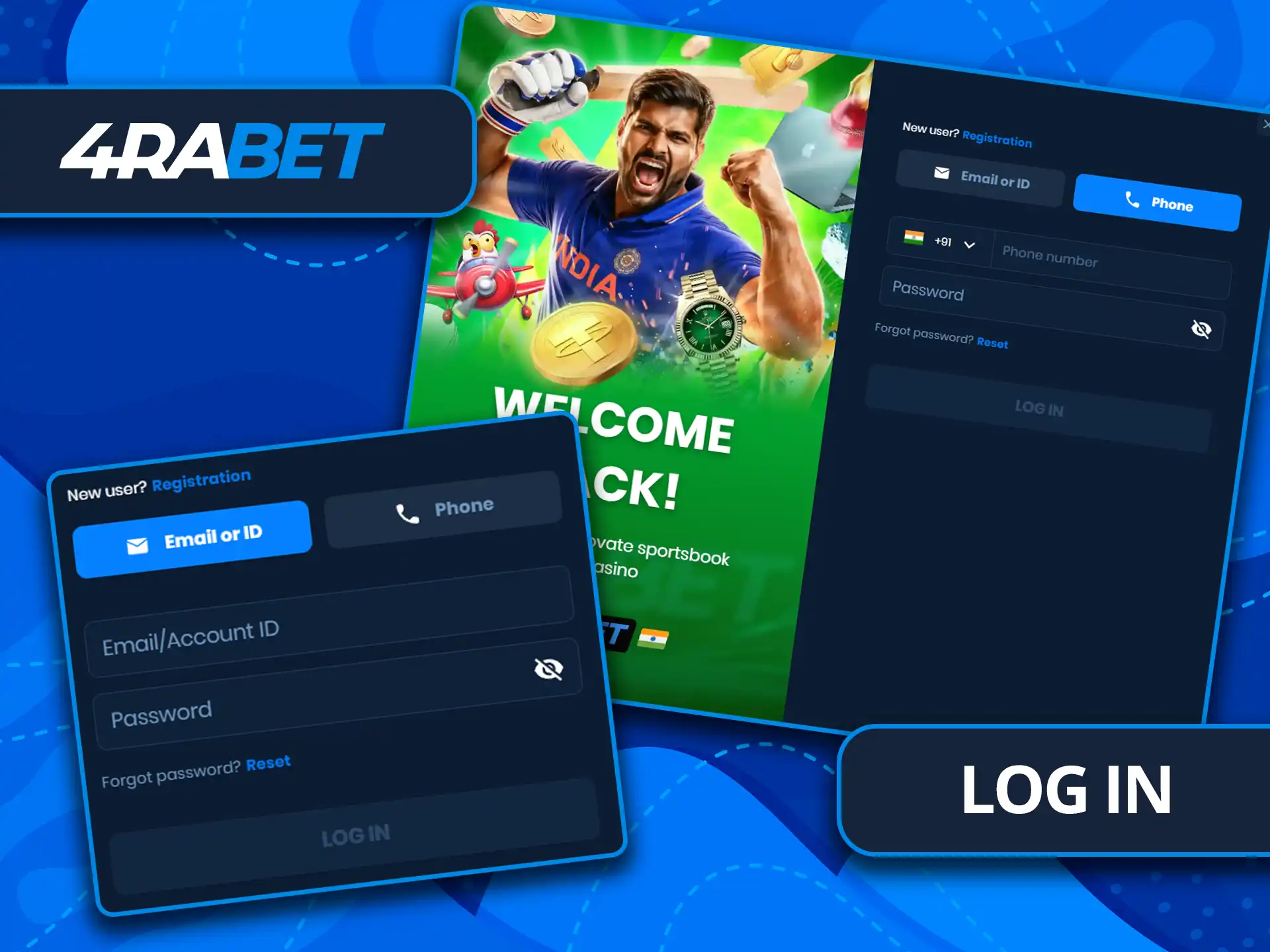 Learn how to log in to 4rabet.